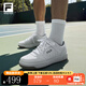 斐樂（FILA）官方男鞋圓盾板鞋2025年秋鞋子透氣運動鞋休閑鞋 標準白-CD 41
