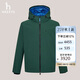 哈吉斯（HAZZYS）男裝 HRC聯(lián)名戶外羽絨服ASFZU0BDAG6 深綠色DG L（175/96A48）