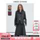 VEGA CHANG【50%綿羊毛】時(shí)尚套裝女2025秋冬復(fù)古減齡毛呢兩件套 星河灰(上衣) L