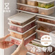懶角落冰箱收納盒冰箱食品級(jí)冷凍保鮮盒食物蔬菜儲(chǔ)藏分裝 中號(hào)1.1L2個(gè)