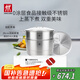 雙立人（ZWILLING）蒸鍋二層不銹鋼湯鍋蒸籠蒸格燃?xì)庠羁捎谜糁箦佌趑~鍋大容量28cm