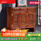一善一品 紅木家具 非洲花梨（學(xué)名：刺猬紫檀）實(shí)木鞋柜新中式簡(jiǎn)約儲物柜門(mén)口實(shí)木玄關(guān) 1.08米三門(mén)鞋柜