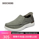 斯凱奇（Skechers）閃穿鞋男鞋夏季透氣一腳蹬休閑健步鞋通勤商務鞋205065