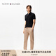 TOMMY HILFIGER男裝經(jīng)典商務(wù)通勤松緊腰微彈直筒合身西褲長褲休閑褲23707 卡其色AEG(抽繩款) -直筒-正常拍 32 （2.5尺）