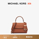 MICHAEL KORS邁克高仕 MK Ava 超小號皮質(zhì)翻蓋迷你手提包斜挎包 牛皮棕 230 迷你