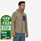 PATAGONIA男士R1 Air Full-Zip Hoody全拉鏈連帽抓絨外套巴塔哥尼亞 40255 ORTN淺褐色 M