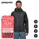 巴塔哥尼亞（Patagonia）男士T3硬殼3L連帽防雨透氣沖鋒衣夾克torrentshell  Jkt 85241 BLK L