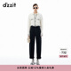 DZZIT地素針織衫2024秋季新款立體花刻畫(huà)精致復(fù)古上衣女 白色 M
