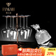 梵卡奇（FANKAQI）水晶紅酒杯套裝醒酒器高腳杯家用輕奢高檔新婚喬遷新居生日禮物