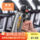 貝瑟斯夏季水杯運動(dòng)健身水壺 大容量水杯吸管杯噸頓杯塑料杯黑色1600ml