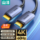 山澤光纖HDMI線(xiàn)2.0版 4K60Hz發(fā)燒級高清線(xiàn)3D視頻線(xiàn) 電腦電視投影儀顯示器工程裝修連接線(xiàn)50米 GXT50
