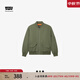 Levi's李維斯情侶同款保暖美式經(jīng)典休閑隨性棉服飛行員夾克外套 軍綠色 XL