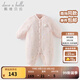 戴維貝拉（DAVE＆BELLA）初生嬰兒連體衣新生兒睡衣洋氣寶寶衣服外出服冬裝新款爬服 小兔印花DB4238364-A 73cm （建議身高66-73cm）
