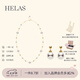 helas赫拉車(chē)花珠Akoya海水珍珠耳釘18K金耳環(huán)女意式珍珠耳飾生日禮物 經(jīng)典版滿(mǎn)天星項鏈耳釘套裝