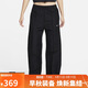 耐克（NIKE）女運動(dòng)褲 夏季薄款 梭織直筒防曬褲 休閑時(shí)尚 FQ3589-010 黑 M