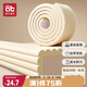 愛(ài)貝迪拉（AIBEDILA）防撞條兒童防撞角寶寶墻角桌角W型3m膠免貼加厚防護(hù)貼4米 燕麥色