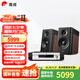 惠威（HiVi）新升級D3.1MKII家用客廳發(fā)燒級高保真無(wú)源音箱桌面書(shū)房三分頻HIFI音響 D3.1MKII+AD66DPRO