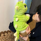 寵城狗狗衣服秋冬保暖恐龍可牽引四腳衣泰迪比熊博美小型犬貓咪變身裝 糖果綠恐龍【帶牽引扣】 M（建議5-8斤 參考胸圍背長(cháng)）
