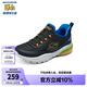 Skechers斯凱奇兒童閃穿鞋Slip-ins氣墊運動(dòng)鞋透氣大童舒適男童鞋403839L 403829L-黑色/多彩色/BKMT 36