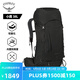OSPREY 小鷹 38L登山包 戶(hù)外雙肩背包 徒步大容量旅行包 黑色L/XL 