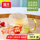 富光玻璃杯錘紋杯家用泡茶杯耐熱茶杯水杯子牛奶杯果汁杯啤酒杯