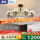 惠普輕奢led客廳大燈水晶吊燈全光譜護(hù)眼中山燈具現(xiàn)代北歐吊燈包安裝