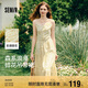 森馬（Semir）連衣裙女設(shè)計(jì)感肌理浪漫2025夏季甜美花邊碎花吊帶裙107425114051