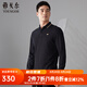 雅戈?duì)枺╕OUNGOR）長(zhǎng)袖POLO衫男翻領(lǐng)純棉面料手感柔細(xì)膩透氣性好POLO衫 黑色 M