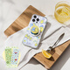 PopSockets【完美一日·手機(jī)殼】泡泡騷x Second Morning早安檸檬聯(lián)名系列手機(jī)保護(hù)套卡通防摔磁吸生態(tài)手機(jī)殼 檸檬拼貼 iPhone 14