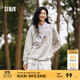 森馬迪士尼米奇家族合作系列衛衣女中長(cháng)款插肩袖2025新款寬松春裝 淺花灰00229 S 155/80A