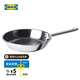 宜家（IKEA）365+不銹鋼煎鍋平底鍋不易粘鍋家用煎蛋鍋煎餅鍋炒鍋 煎鍋24厘米（不銹鋼）