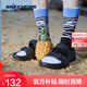 斯凱奇（Skechers）輕便舒適2025年新款厚底涼鞋軟底百搭休閑運(yùn)動(dòng)拖鞋女111246 全黑色/BBK 36