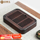 金鑲玉竹木小茶盤(pán)儲水式茶海茶臺托盤(pán) 簡(jiǎn)約小型干泡長(cháng)方形26.5*19.5cm