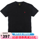 Polo Ralph Lauren拉夫·勞倫男裝短袖T恤 歐美經(jīng)典純棉V領(lǐng)小馬標(biāo) RL BLACK 黑 S (建議140斤左右)