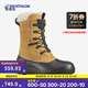 迪卡儂（DECATHLON）雪地靴男戶外防水冬季防滑加絨加厚棉鞋東北靴子雪靴- 棕黃色 41