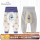 歡喜小熊6個月-3歲嬰兒褲子寶寶秋季高腰護(hù)肚大屁屁褲新生兒春秋大pp褲