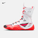 耐克男子透氣輕便拳擊鞋冬季飛織運動(dòng)支撐NIKE HYPERKO 2 CI2953 101白/亮深紅/黑 42