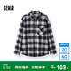 森馬（Semir）[商場同款]長袖襯衫男純棉法蘭絨格子外套2025秋101525105106