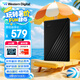 西部數(shù)據(jù)（WD）2TB 移動(dòng)硬盤(pán) USB3.0 My Passport隨行版2.5英寸 黑 機(jī)械硬盤(pán) 筆記本電腦外接 大容量加密存儲(chǔ)