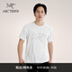 ARC'TERYX始祖鳥(niǎo) CORMAC LOGO SS 輕量 男子 速干短袖T恤 Atmos Heather/原子灰 L