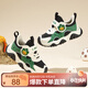 B.Duck小黃鴨童鞋男童學(xué)步鞋輕便舒適運(yùn)動鞋兒童寶寶機(jī)能鞋3915黑米綠28