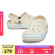crocs卡駱馳貝雅卡駱班洞洞鞋|205089 冬日白/彩色-1LI 37/38(230mm)