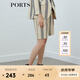 PORTS寶姿 商場(chǎng)同款新品女裝條紋網(wǎng)眼肌理短褲LL8P055KFQ051 丈青條紋 S (4)