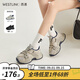 西遇厚底老爹鞋女款春季2025年新款ins潮休閑增高運(yùn)動(dòng)鞋松糕女鞋 灰色單里3122） 37