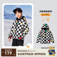 PawinPaw卡通小熊童裝冬兒童羽絨服男童連帽外套保暖加厚 象牙白/39 110