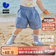 迷你巴拉女童短褲夏季寶寶莫代爾柔軟牛仔輕薄透氣褲子