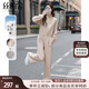 絲柏舍新中式套裝2025秋裝新款女裝寬松上衣搭休閑褲兩件套