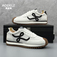 奧迪馳 AODELZ休閑鞋2025年秋季新款男士潮流潮鞋輕便運動(dòng)鞋百搭網(wǎng)面透氣阿甘鞋 白黑 42