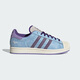阿迪達斯 （adidas）三葉草男鞋女鞋 2025秋季新款低幫休閑鞋經(jīng)典貝殼頭百搭滑板鞋 KI3533/藍色/魔幻淡紫色 42.5