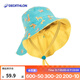 迪卡儂（DECATHLON）防曬帽兒童漁夫帽雙面防曬遮陽帽可愛百搭休閑IVA2 明黃-動(dòng)物園（UPF50+雙面防曬） 適用頭圍49_51CM